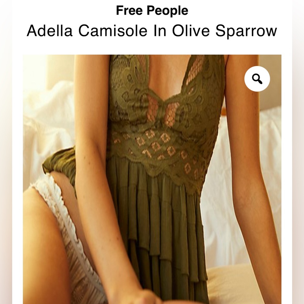 NWT-Adella Camisole In Olive Sparrow In XS🔥 These Tops Are Fall Ready!🍁